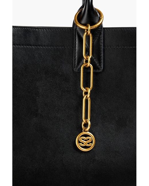 Sandro Black Leather Tote