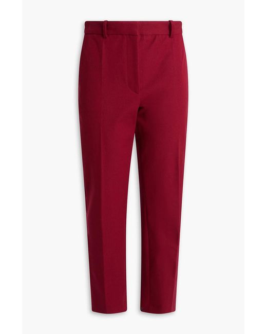 Joseph Red Coleman Stretch-gabardine Slim-leg Pants
