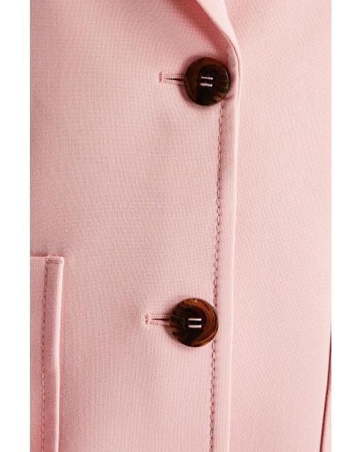 Zimmermann Pink Embellished Woven Blazer