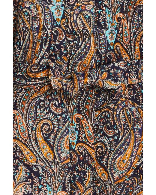 Antik Batik Black Elvis Quilted Padded Paisley-print Cotton Vest