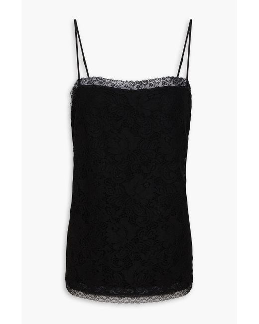 Zimmermann Black Corded Lace Camisole