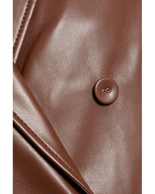 Jonathan Simkhai Brown Becky Double-Breasted Blazer