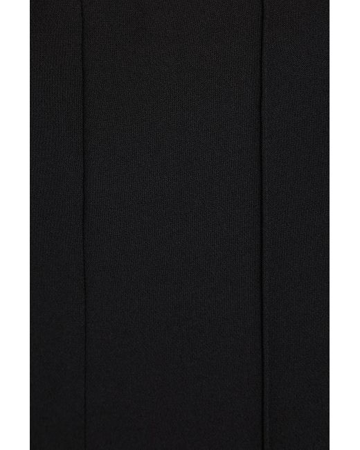 Veronica Beard Black Crepe Flared Pants