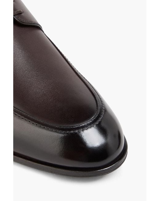 Bally Brown Wedmer Leather Derby Shoes for men