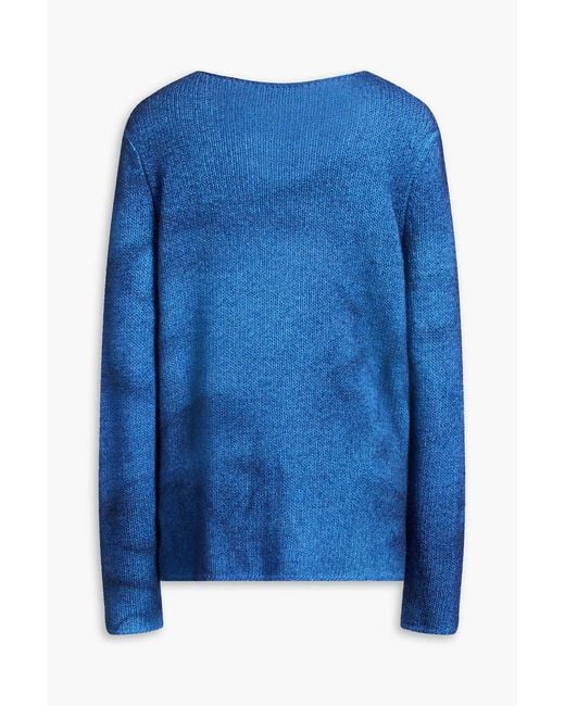 Gabriela Hearst Blue Chivall Tie-dyed Cashmere Sweater