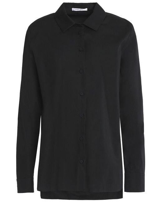 Carven Black Cotton-poplin Shirt