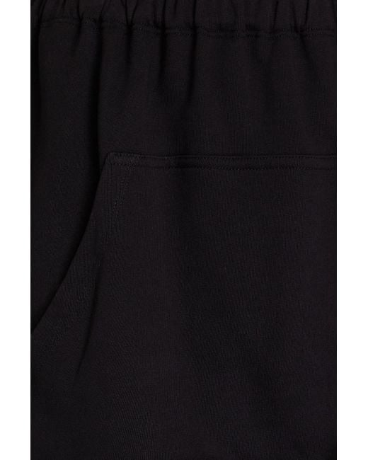 RED Valentino French Cotton-terry Mini Skirt in Black | Lyst UK