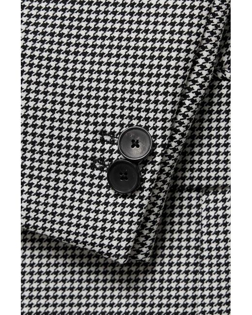 Mr P. Gray Slim-Fit Puppytooth Twill Suit Jacket for men