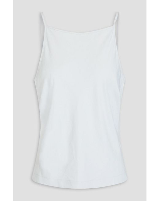 James Perse White Top aus webstoff