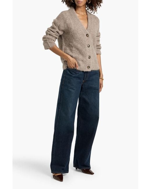 Loulou de Saison Natural Lynn Alpaca-Blend Cardigan