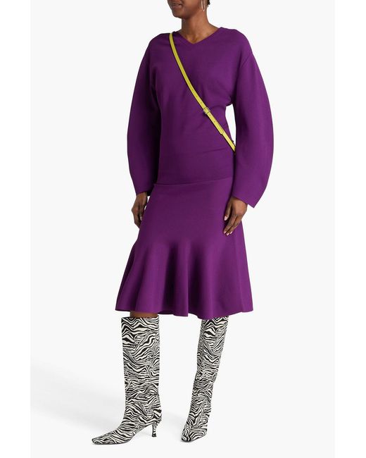 Stella McCartney Purple Knitted Sweater