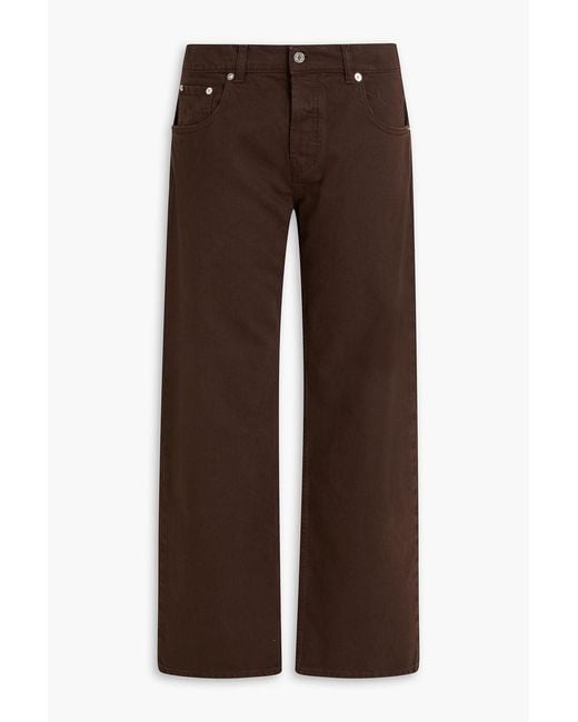 ARMARIUM Brown Fergus Mid-rise Straight-leg Jeans