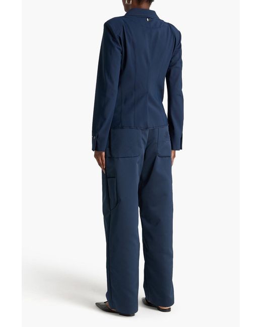 High Blue Stretch-Cady Blazer