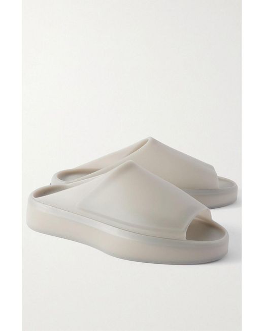 Fear Of God Gray Rubber Slides for men