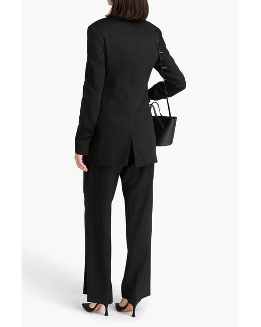 Acne Black Wool-Blend Blazer