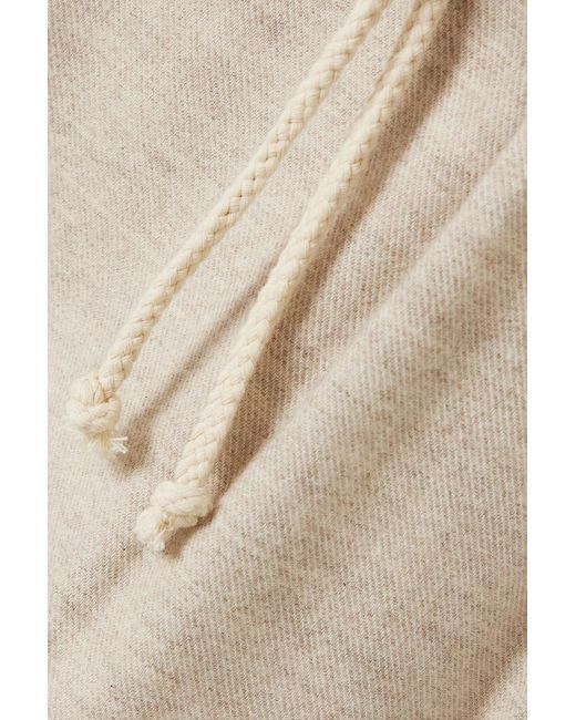 Maria McManus Natural Cosy Straight-Leg Ankle Drawstring Pants