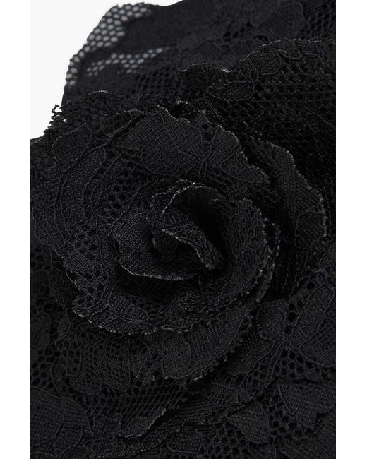Zimmermann Black Corded Lace Brooch
