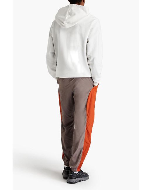 Y-3 Natural Printed Shell Track Pants for men