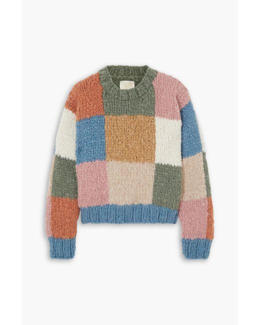 Suzie Kondi Multicolor Sonia Jooshi Cashmere-jacquard Sweater