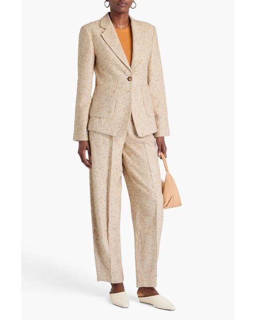Joseph Natural Glenview Bouclé-Tweed Blazer