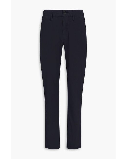 Dunhill Chinohose mit schmal zulaufendem bein aus einer baumwollmischung in Blue für Herren