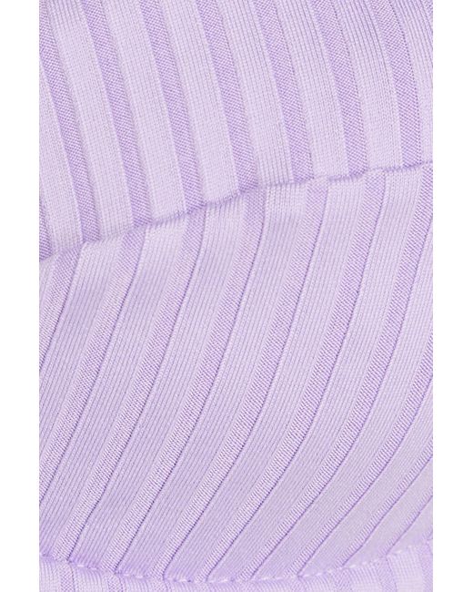 Melissa Odabash Purple Montreal bikini-oberteil mit bügel