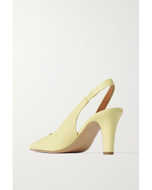 Paris Texas Metallic Belle Leather Slingback Pumps