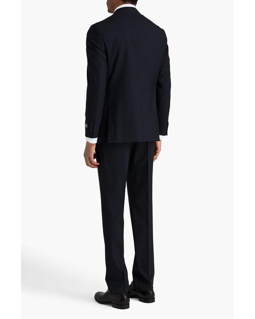 Canali Blue Wool Suit for men