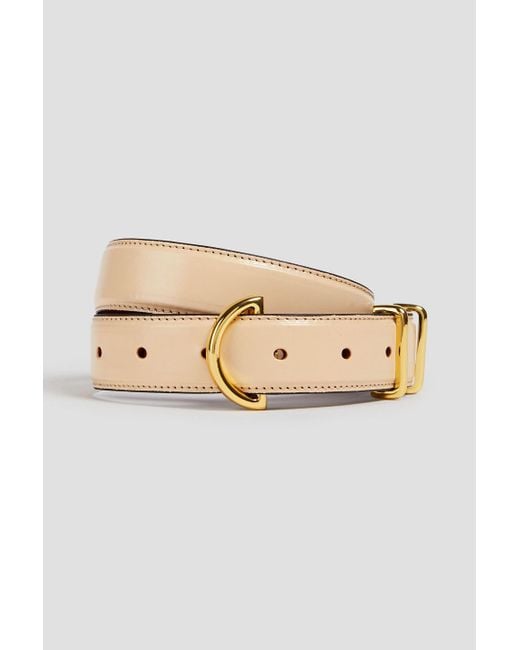 FRAME Natural Crescent Leather Belt