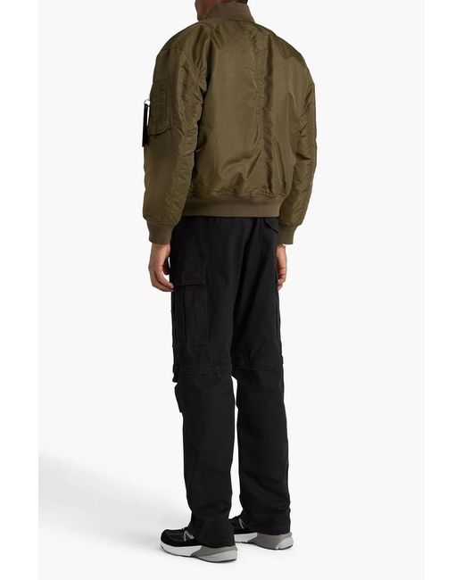 Rag & Bone Green Manston Shell Bomber Jacket for men