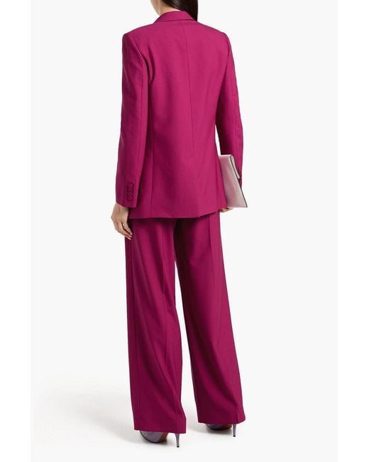 Another Tomorrow Pink Wool Blazer