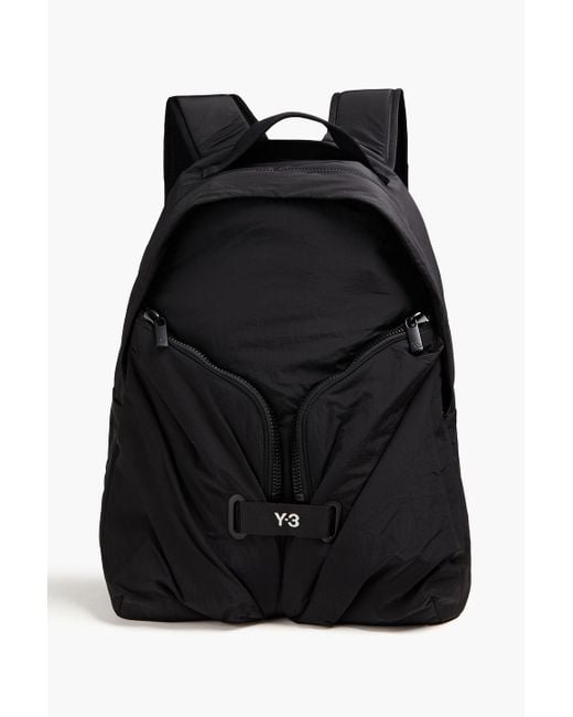 Y-3 Black Shell Backpack for men