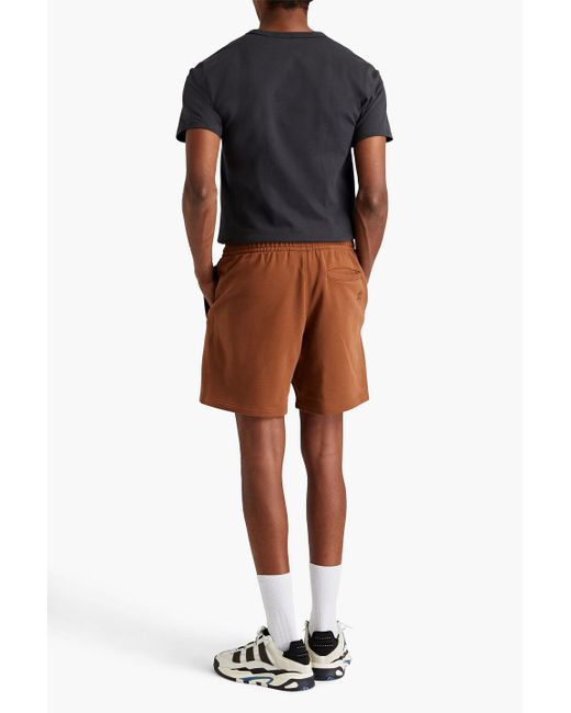 Adidas Originals Brown French Cotton-terry Drawstring Shorts for men