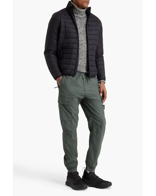 Slowear Blue Quilted Shell Jacket for men
