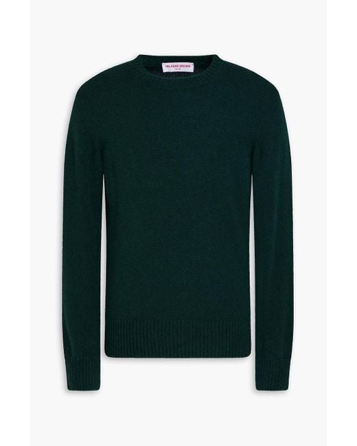 Orlebar Brown Green Lorca Alpaca-blend Sweater for men