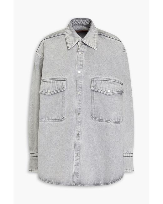 Petar Petrov Gray Get Up Denim Shirt Jacket