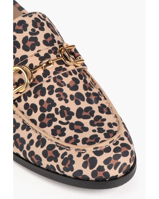 Stuart Weitzman Multicolor Owen Leopard-print Suede Loafers