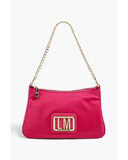 Love Moschino Pink Shell Shoulder Bag