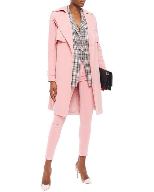 Acne Pink Cropped Mid-rise Skinny Jeans