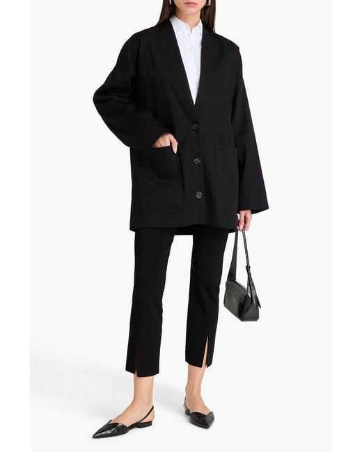 Totême Black Cotton-gabardine Blazer