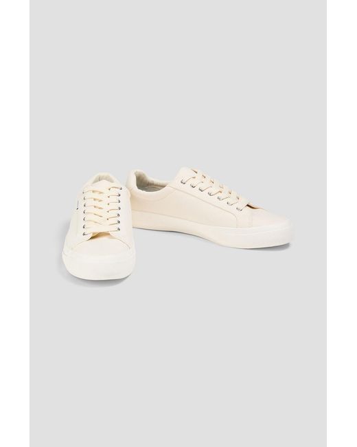 Paul Smith White Amos Canvas Sneakers for men