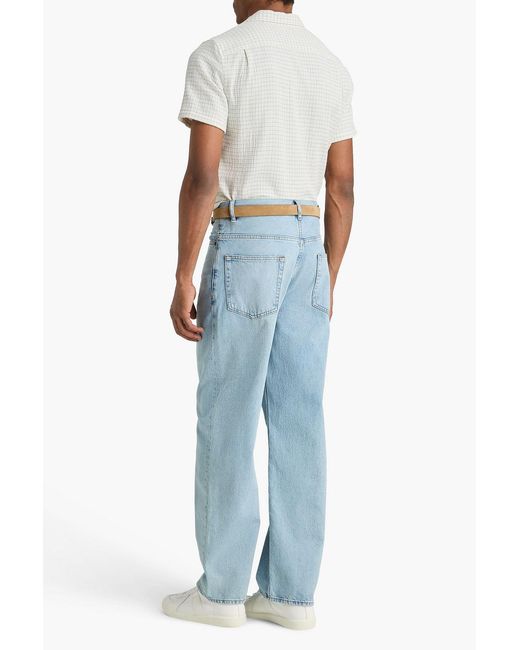 FRAME Blue Distressed Denim Jeans for men