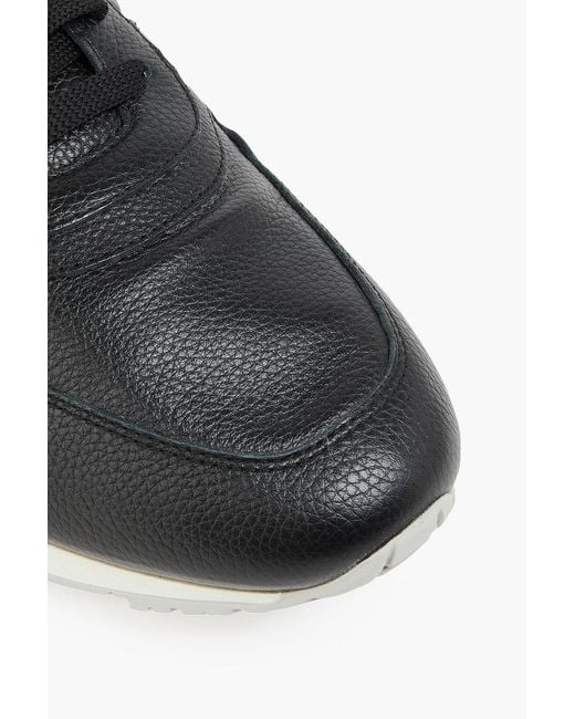 Bally Black Asler Pebbled-Leather Sneakers for men