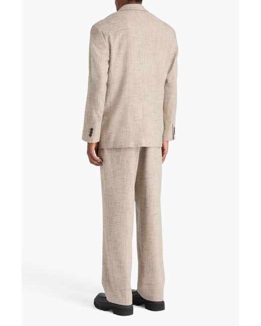 Sandro Natural Tweed Suit Jacket for men