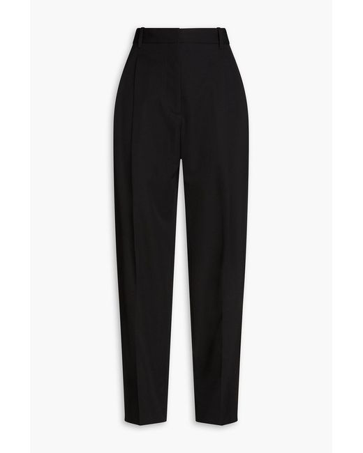 3.1 Phillip Lim Black Wool-blend Twill Tapered Pants