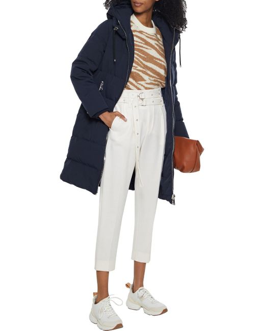 Dkny quilted online shell hooded coat