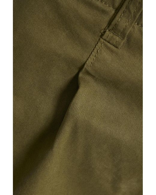 Alex Mill Green Boy cropped karottenhose aus twill aus einer baumwollmischung