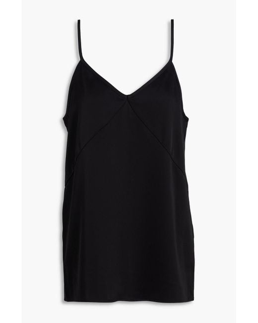 A.Emery Black Iris Satin Camisole