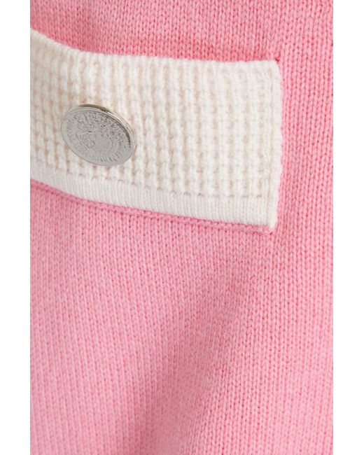Claudie Pierlot Pink Knitted Vest