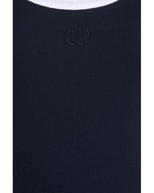 Claudie Pierlot Blue Midikleid aus baumwoll-jersey